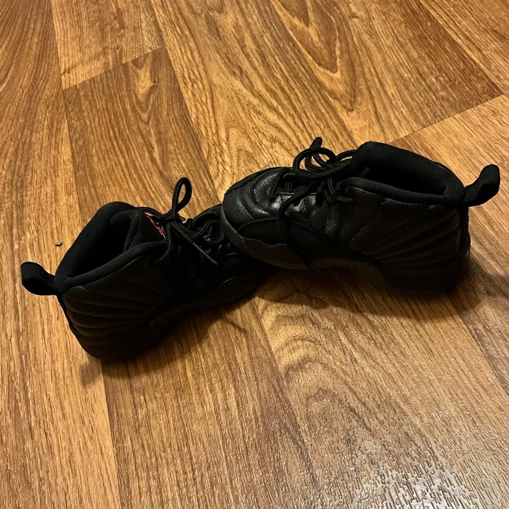 Air Jordan 12 Retro Utility Shoes Toddler‎ Grind Black Sneakers DM5206-006
